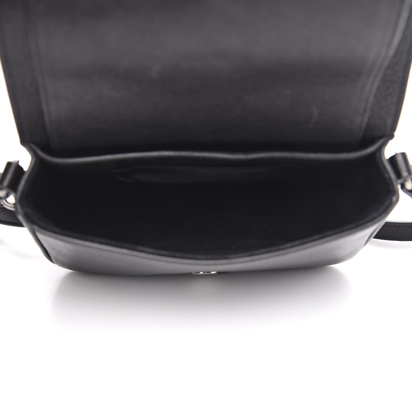 Lambskin Toy Charlotte Messenger Bag Black