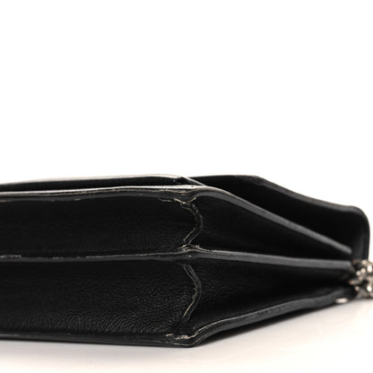 Saint Laurent Grained Calfskin Medium Monogram Sunset Black 10 of 13