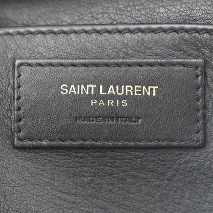 Saint Laurent Calfskin Small Monogram Cabas Black 11 of 25