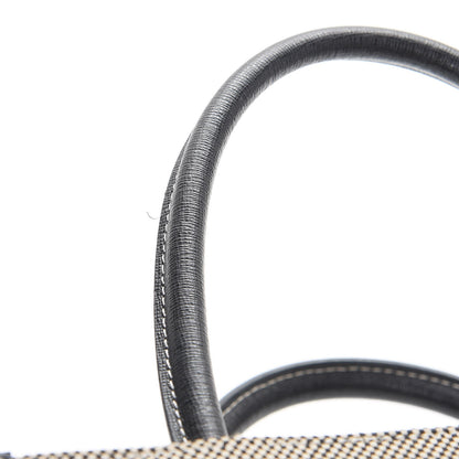 Fendi Canvas Vitello Regular 2Jours Tote Bianco Black 10 of 11