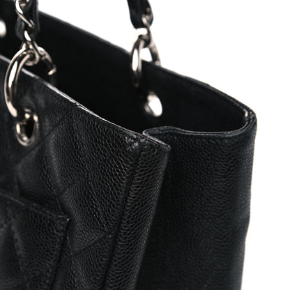 Chanel Caviar Quilted Grand Shopping Tote GST Black 14 of 16