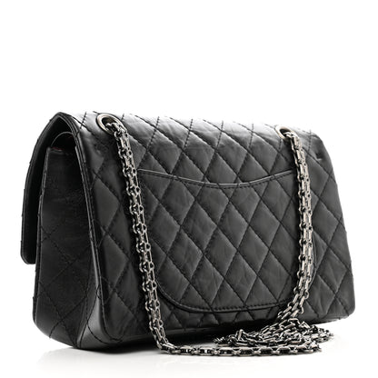 Chanel Aged Calfskin Quilted 2.55 Reissue 225 Flap Black 3 of 10