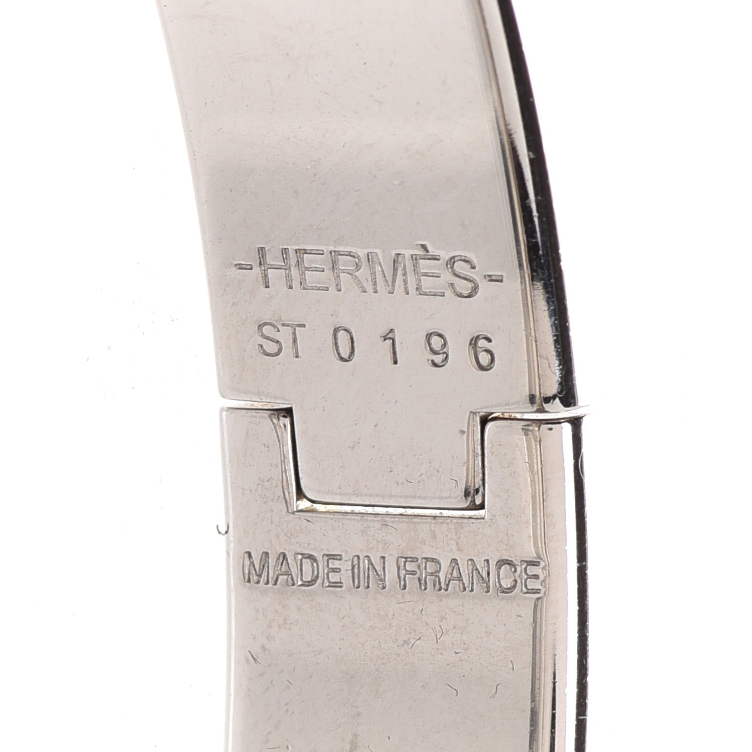 Hermes Narrow Enamel Clic Clac H Bracelet PM Bleu De Genes 4 of 6