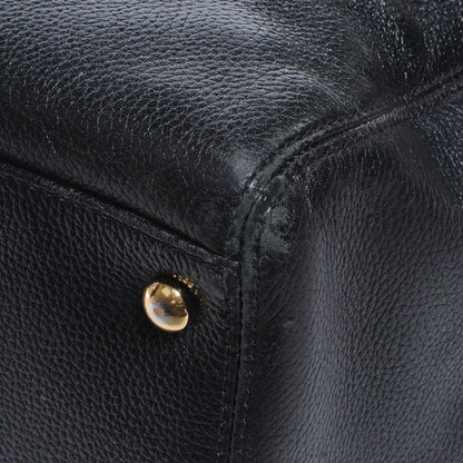 Chanel Calfskin Cerf Shopper Tote Black 6 of 9