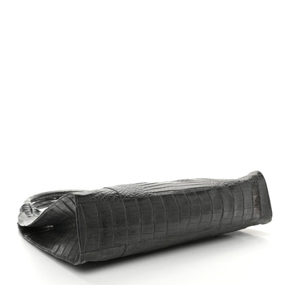 Nancy Gonzalez Crocodile Shoulder Bag Gray 4 of 9