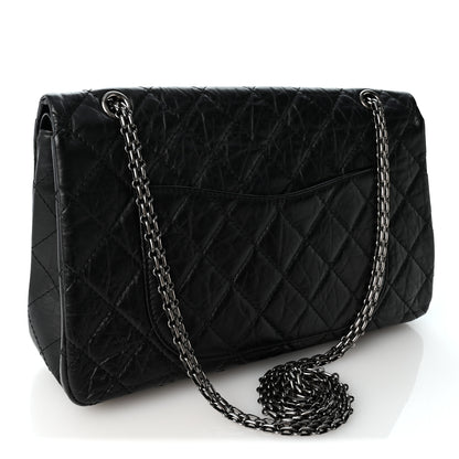 Chanel Aged Calfskin Quilted 2.55 Reissue 227 Flap Black 2 of 9