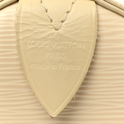 Louis Vuitton Epi Speedy 30 Ivory 6 of 14