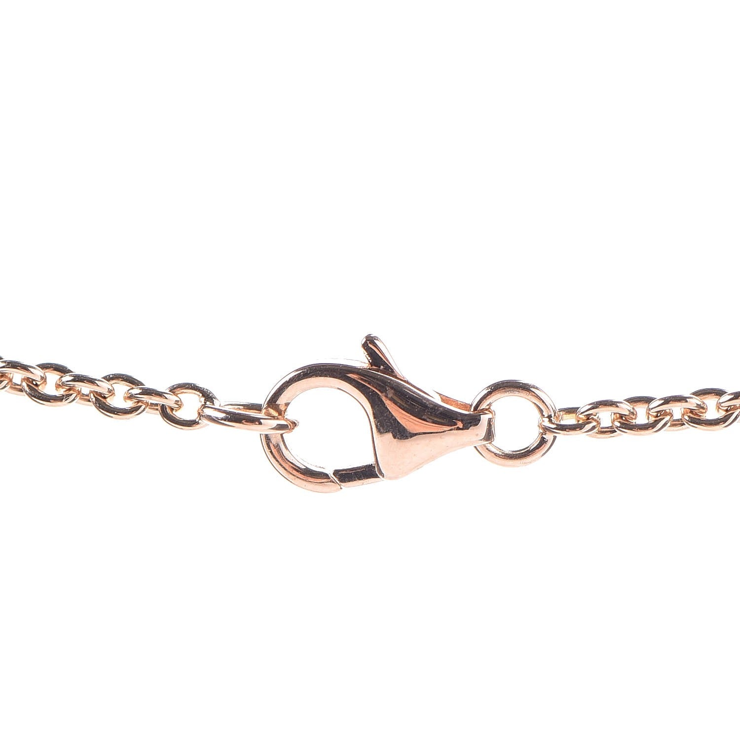 Cartier 18K Pink Gold Interlocking LOVE Necklace 5 of 9