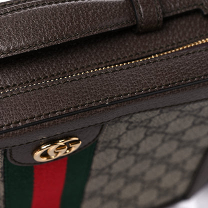 Gucci GG Supreme Web Small Ophidia Top Handle Shoulder Bag Brown 11 of 11
