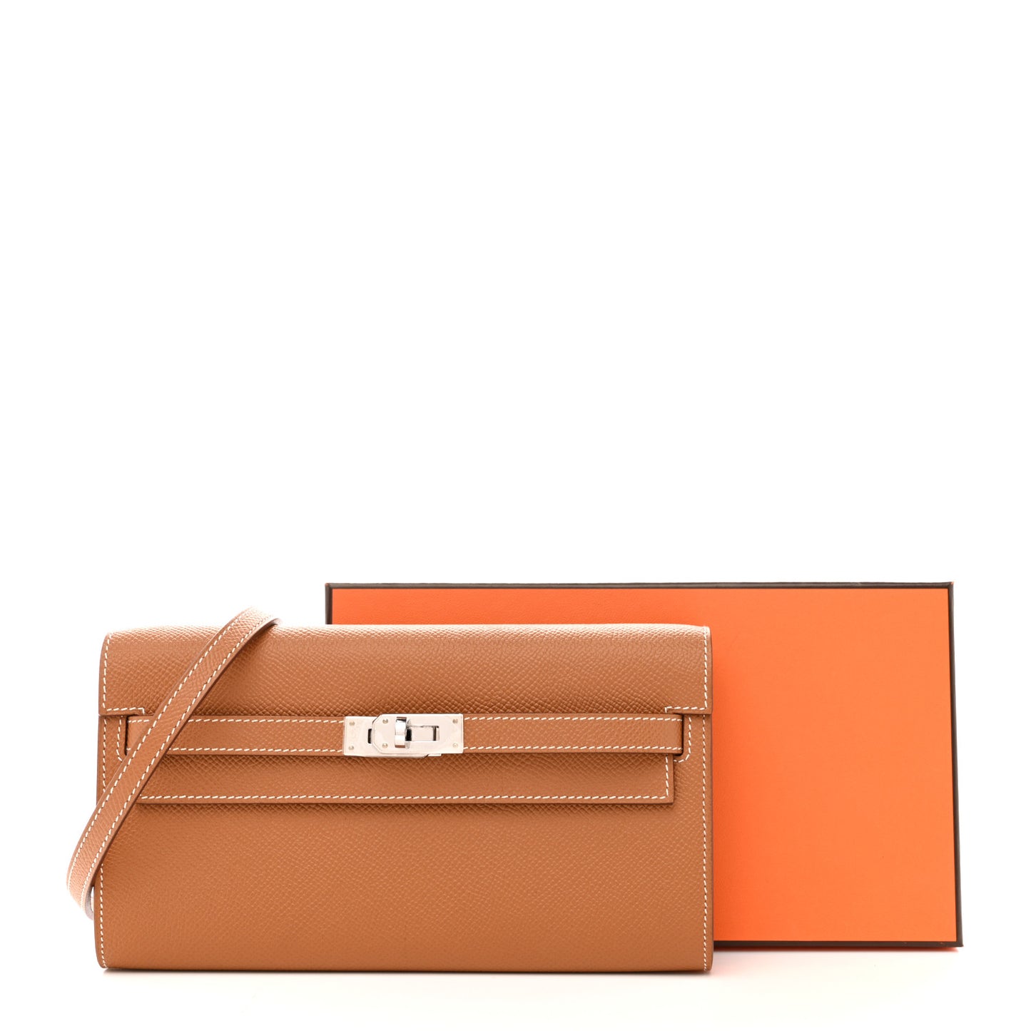 Epsom Kelly Wallet To Go Gold