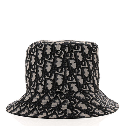 Christian Dior Oblique Jacquard Bucket Hat Blue 3 of 10