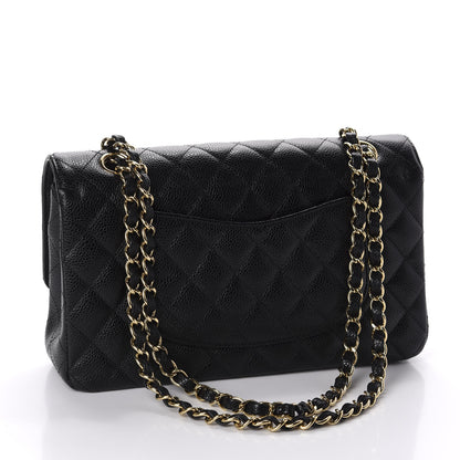 Chanel Caviar Quilted Medium Double Flap Black 4 of 12