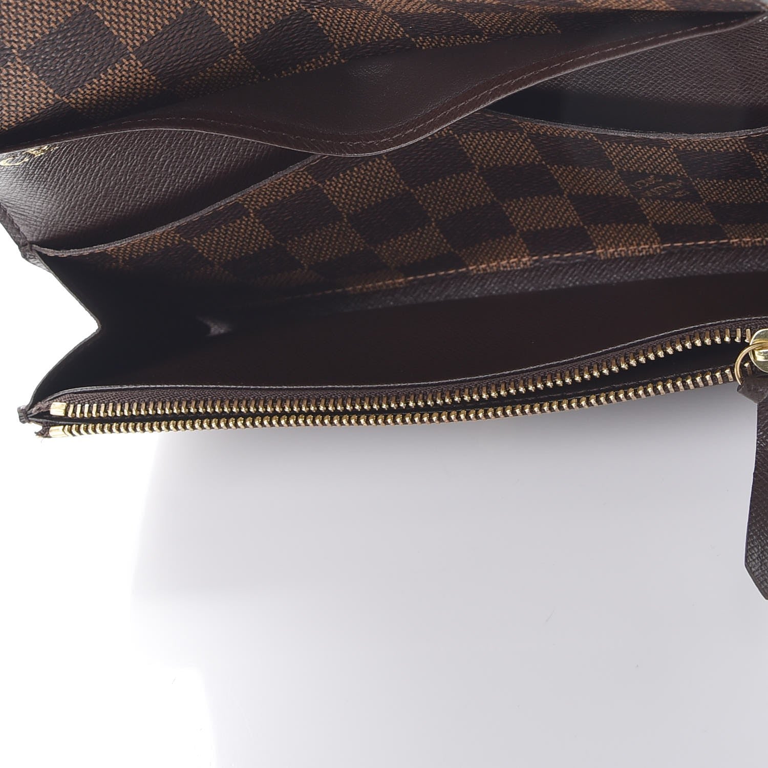 Louis Vuitton Damier Ebene Emilie Wallet 5 of 9