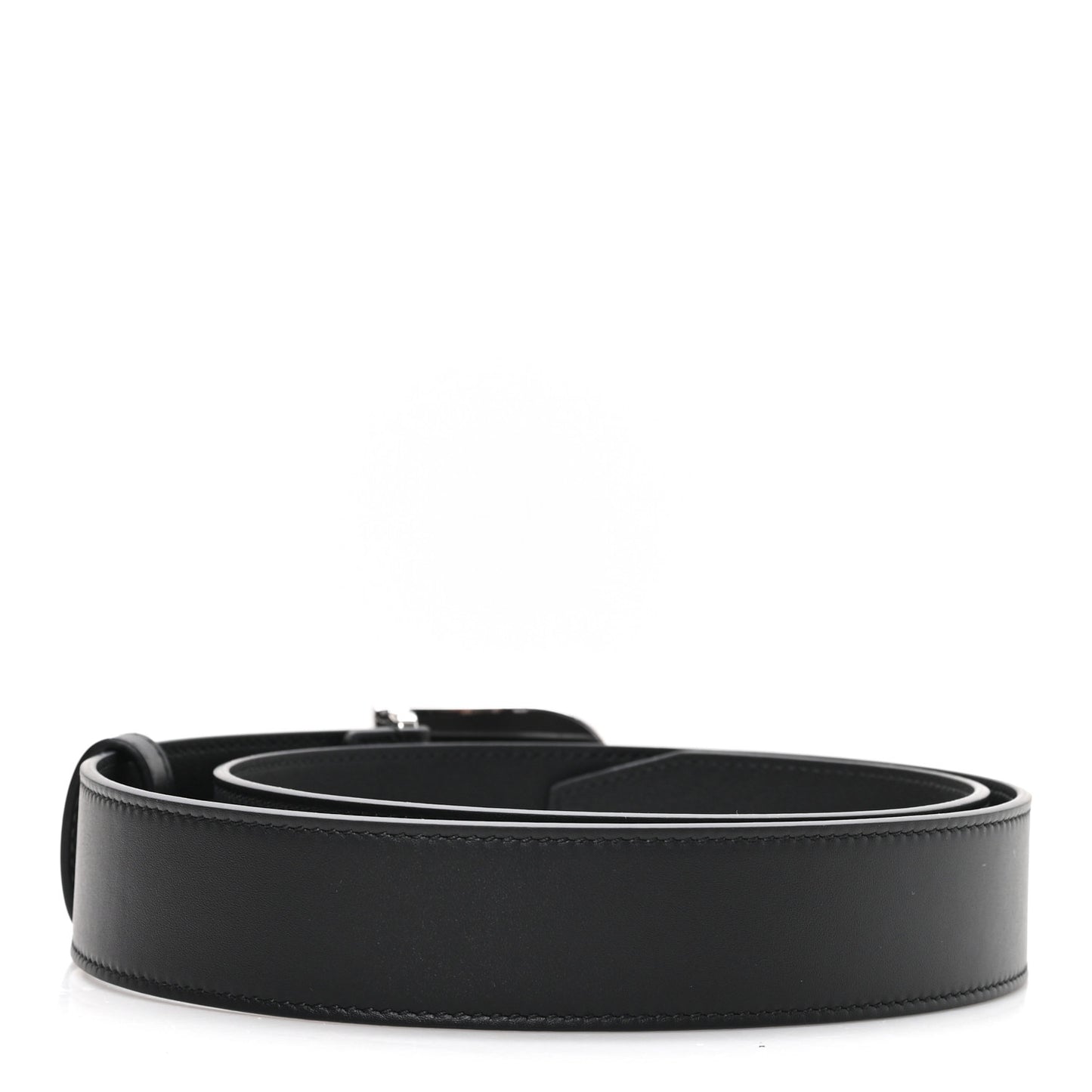 Moon Calfskin Round Plaque 85 34 Black