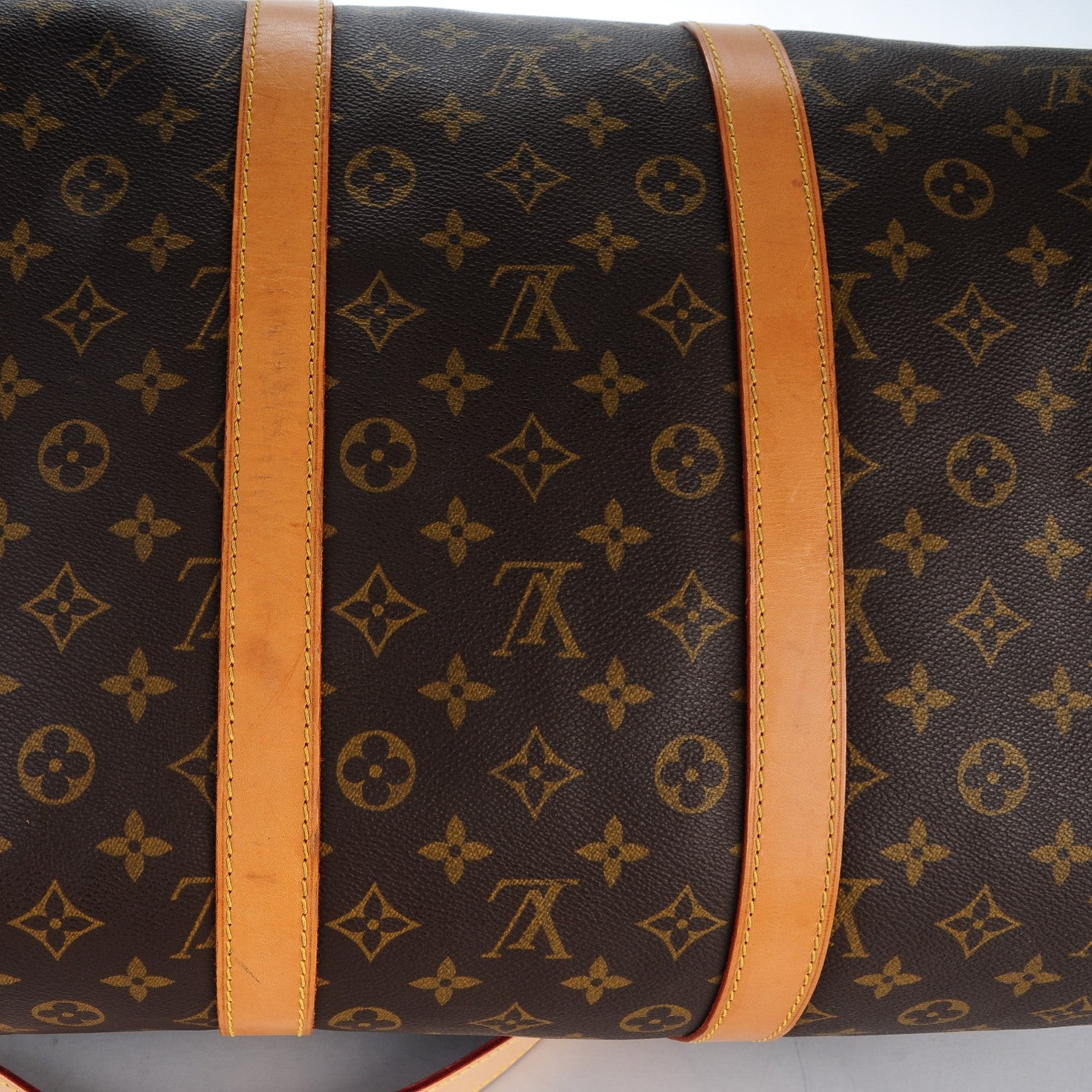 Louis Vuitton Monogram Keepall Bandouliere 55 8 of 8