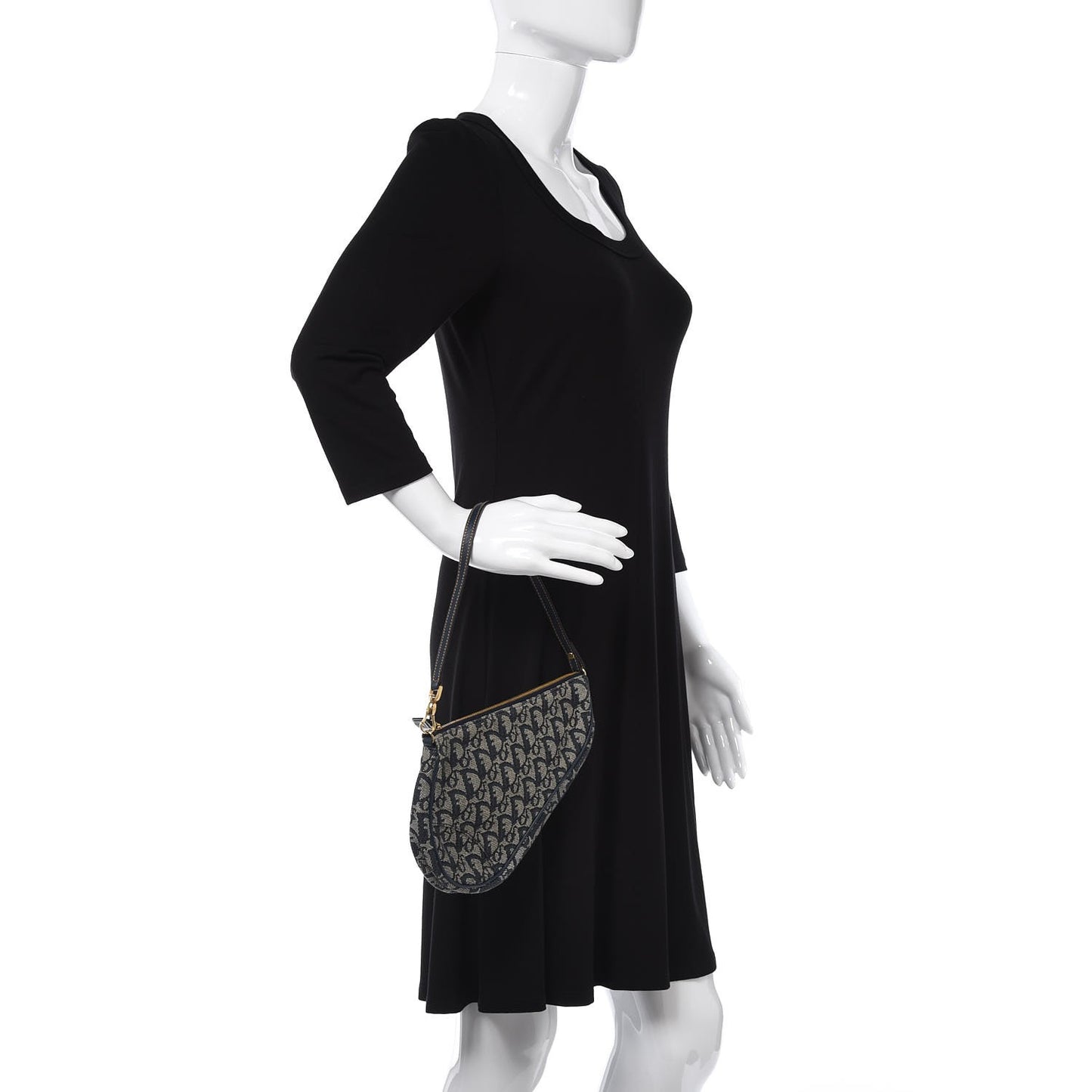 Monogram Mini Saddle Pochette Navy
