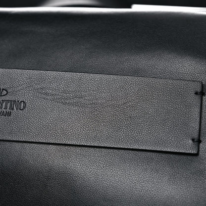 Valentino Garavani Grained Calfskin Rockstud Backpack Black 17 of 25