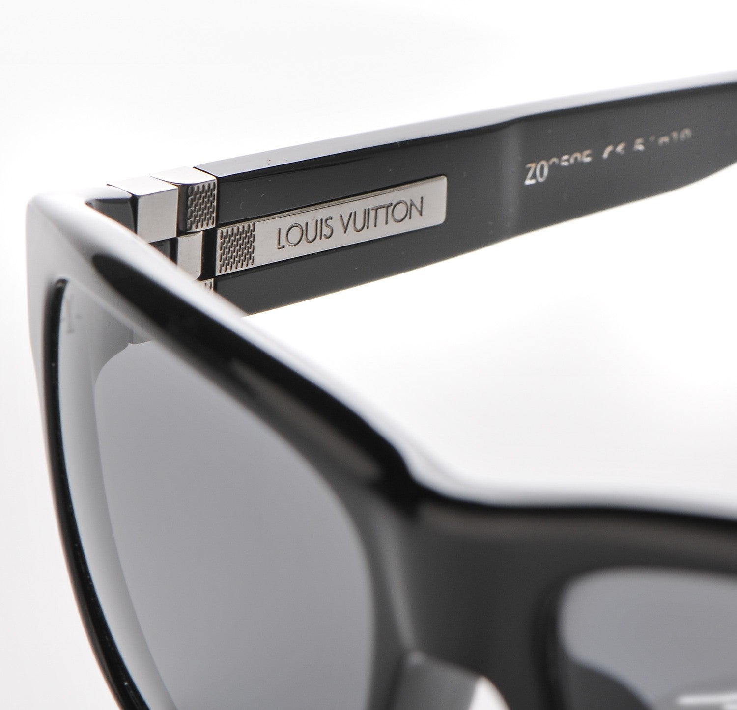 Louis Vuitton Acetate Damier PM Sunglasses Z0359E Black 5 of 8
