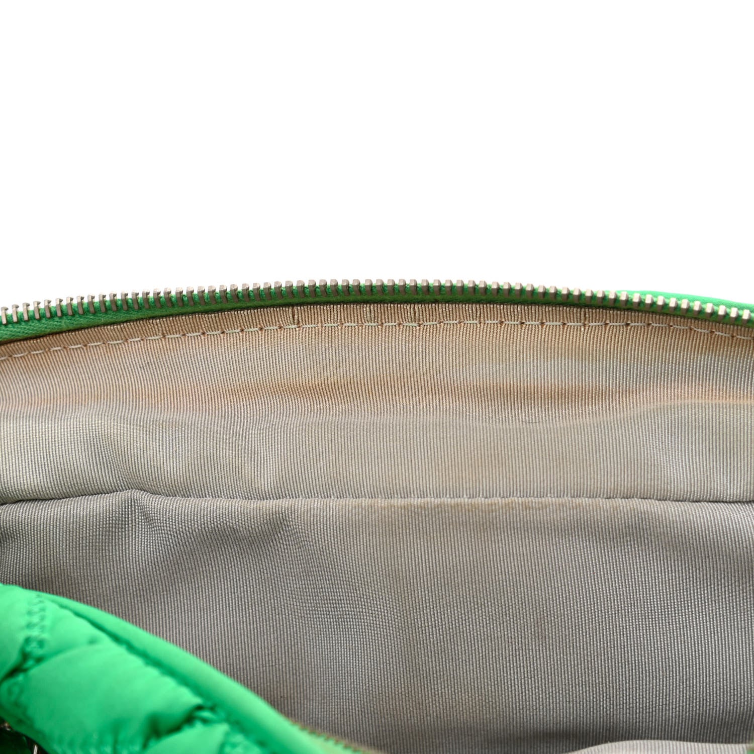 Chanel Nylon Bubble Quilt Shoulder Bag Green 9 of 13