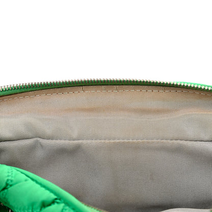 Chanel Nylon Bubble Quilt Shoulder Bag Green 9 of 13