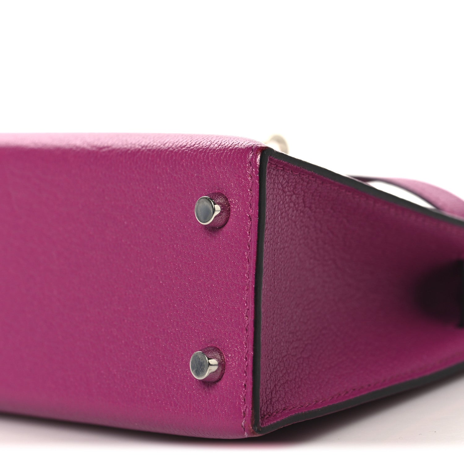 Hermes Chevre Mysore Mini Kelly Sellier 20 Rose Pourpre 10 of 13