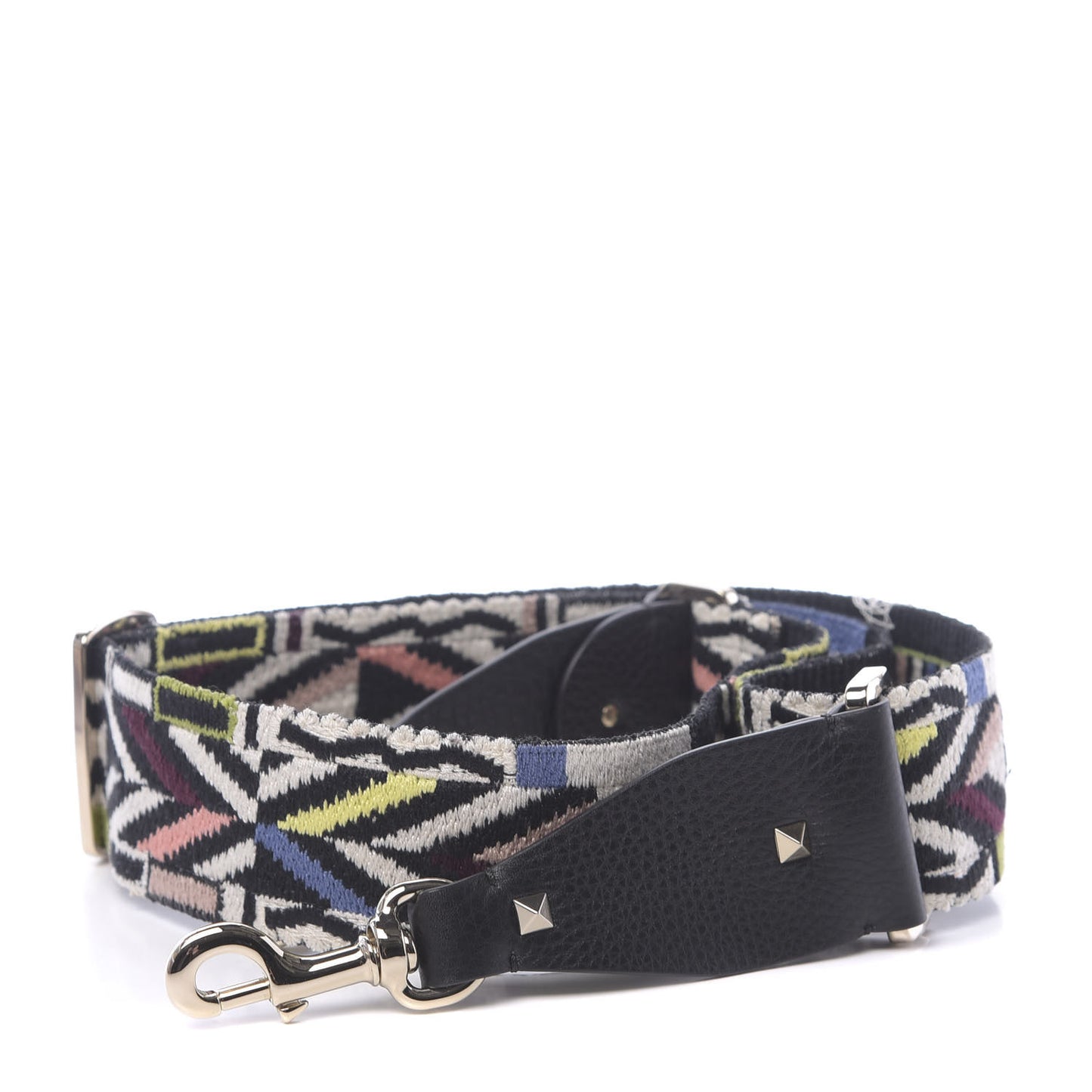 Canvas Native Couture Embroidered Rockstud Guitar Strap