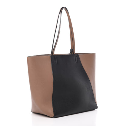 Louis Vuitton Calfskin Lockme Cabas Bois de Rose Black 3 of 11