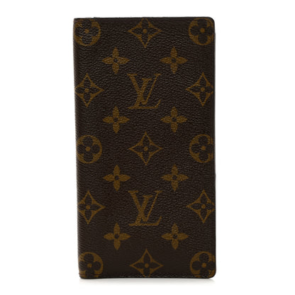 Louis Vuitton Monogram Porte Valeurs Checkbook Wallet 1 of 7