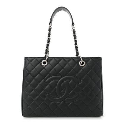 Chanel Caviar Quilted Grand Shopping Tote GST Black 1 of 10