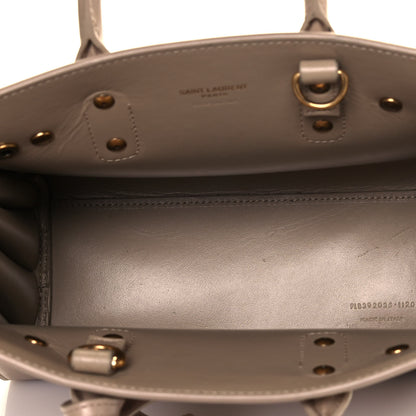 Saint Laurent Calfskin Nano Sac De Jour Dark Beige 5 of 16