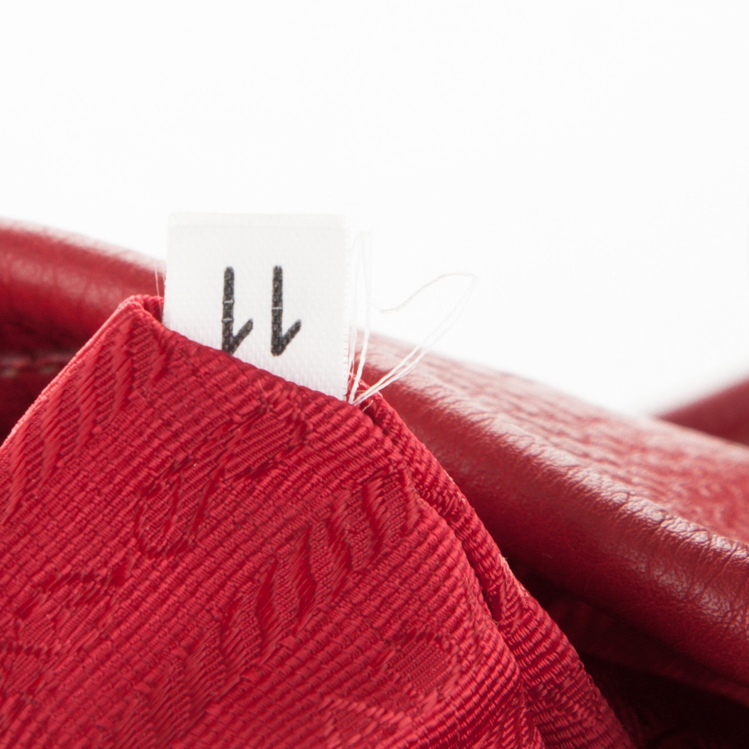 Prada Vitello Daino Shoulder Bag Red 7 of 7
