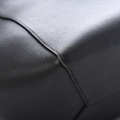 Louis Vuitton Calfskin Lockme Cabas Black 7 of 17