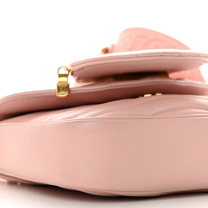 Louis Vuitton Calfskin New Wave Multi Pochette Rose Ballerine 8 of 15