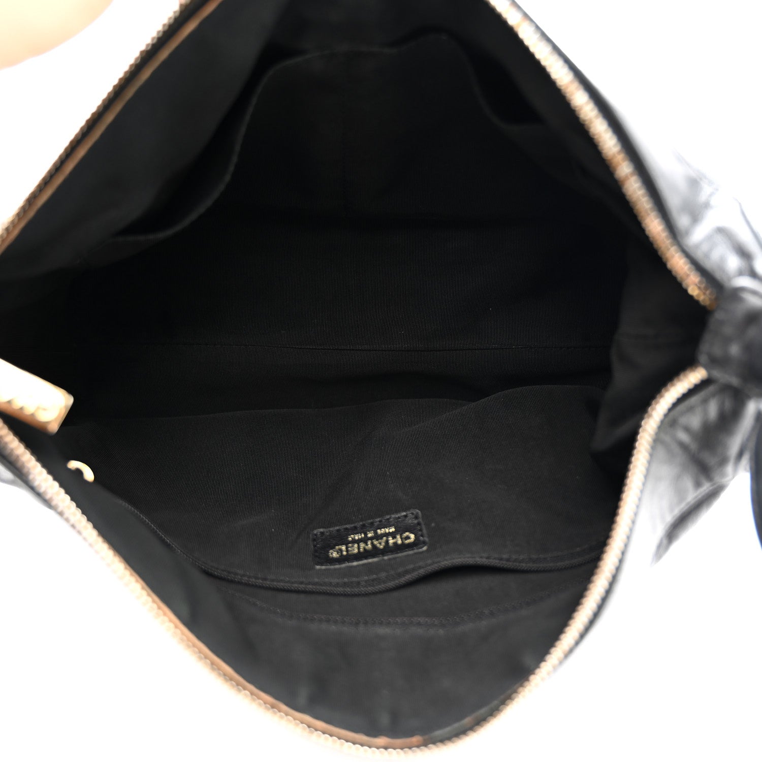 Chanel Lambskin Quilted Medium Chocolate Bar Shoulder Bag Black 5 of 13