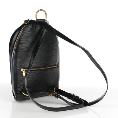 Louis Vuitton Epi Mabillon Backpack Black 3 of 8