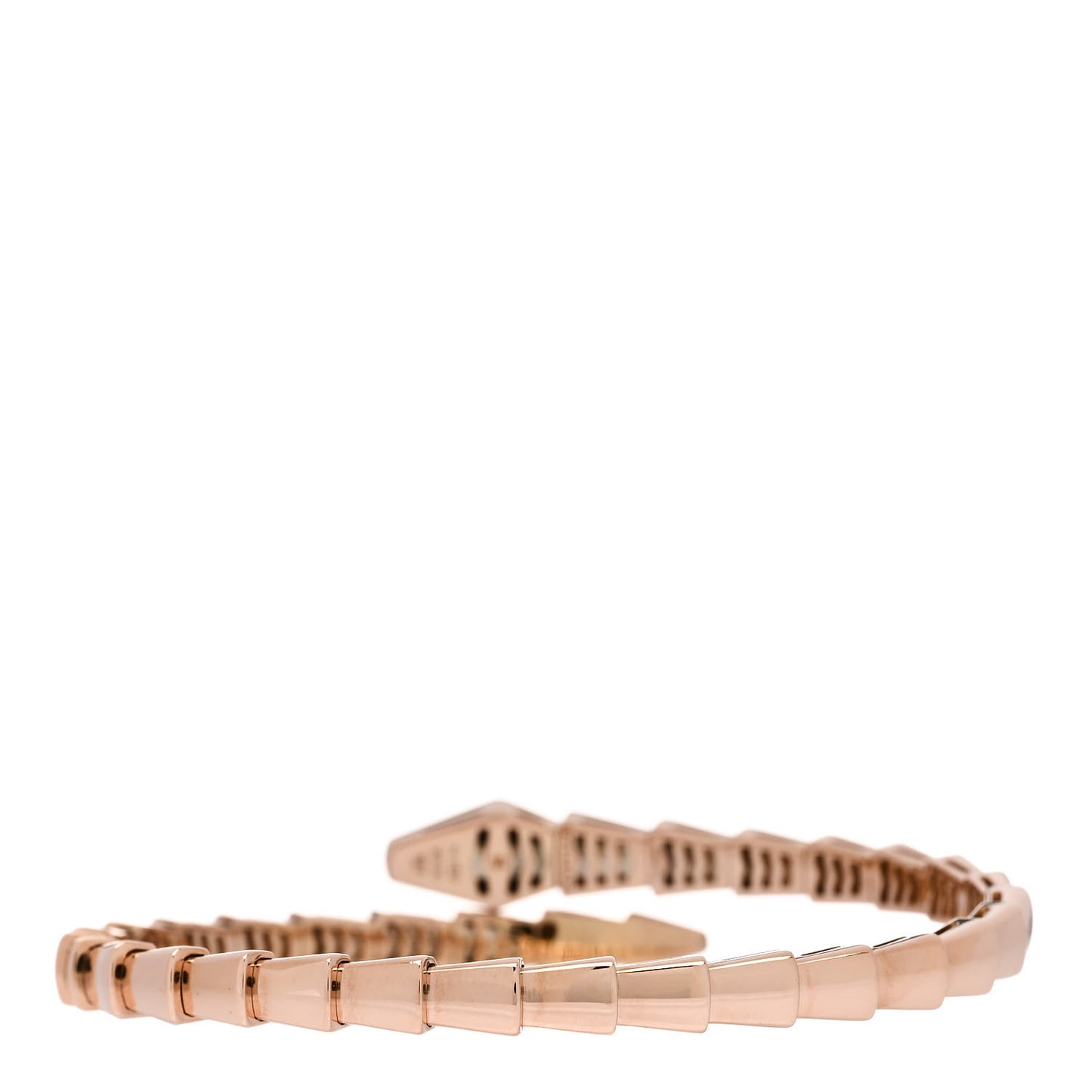 18K Rose Gold Serpenti Viper Bracelet S
