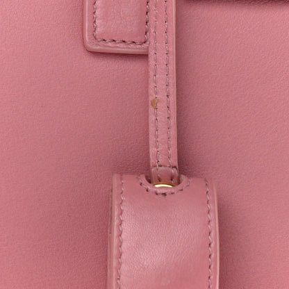 Saint Laurent Calfskin Nano Sac De Jour Rose Dark 6 of 14