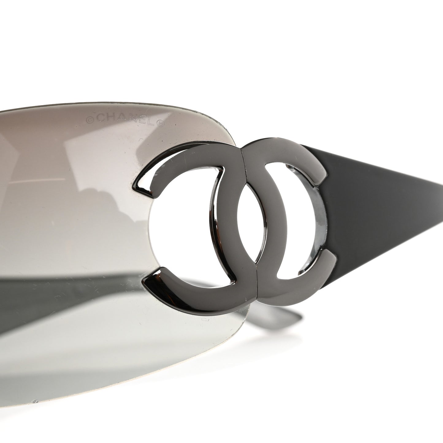 Frameless CC Logo Sunglasses 4125 Black