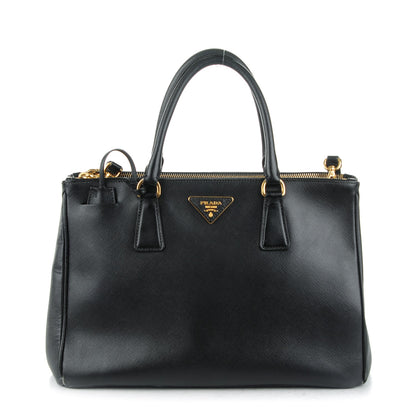 Prada Saffiano Large Galleria Double Zip Tote Black 1 of 8