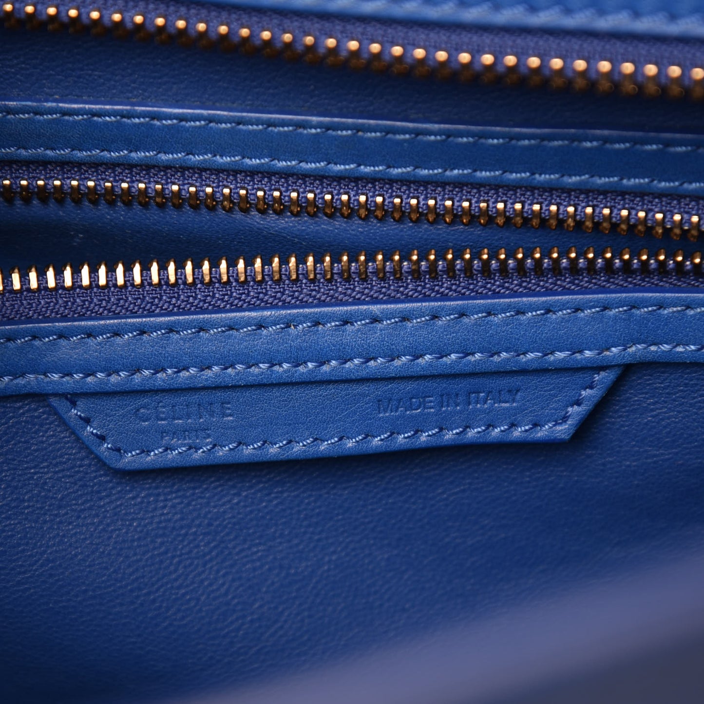 Smooth Calfskin Mini Luggage Royal Blue