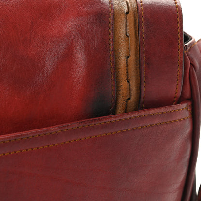 Christian Dior Calfskin Gaucho Double Saddle Red 15 of 23