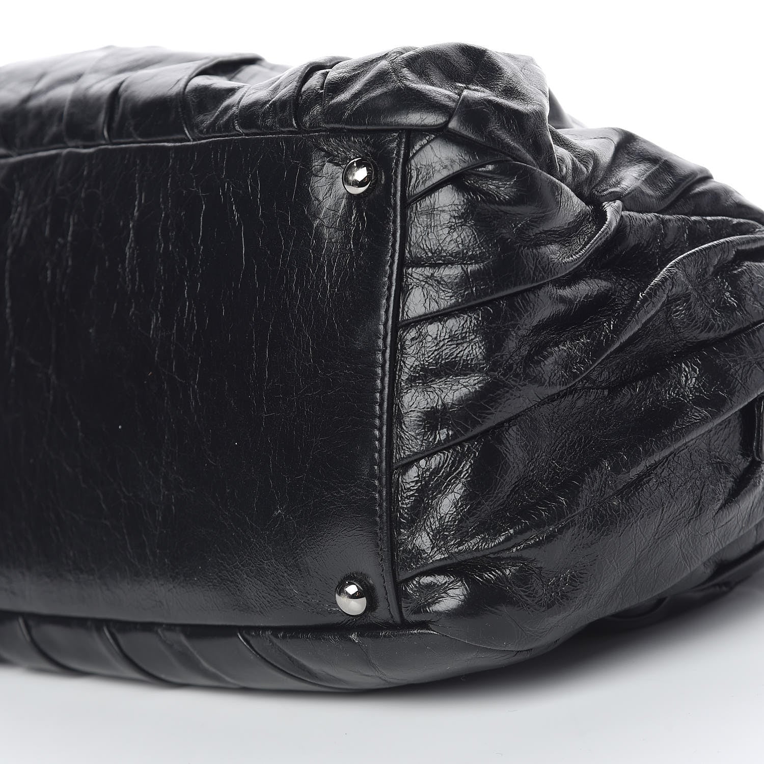 Chanel Glazed Calfskin Twisted Tote Black 11 of 15