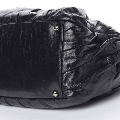 Chanel Glazed Calfskin Twisted Tote Black 11 of 15