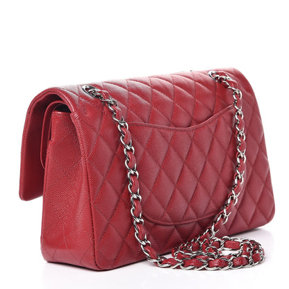 Chanel Caviar Quilted Medium Double Flap Red 3 of 7