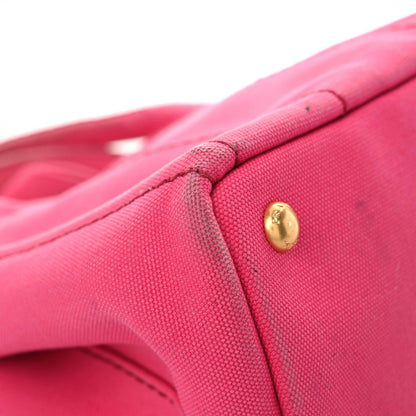 Prada Canapa Small Logo Tote Peonia 13 of 22