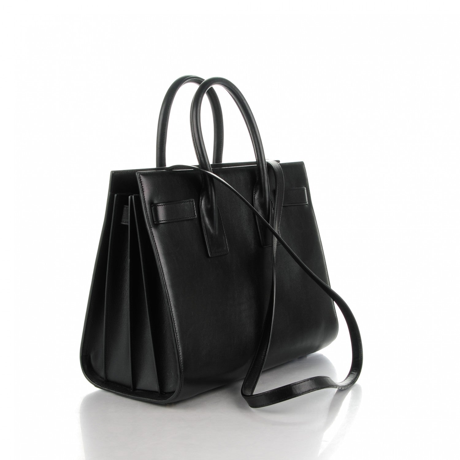 Saint Laurent Calfskin Small Sac De Jour Black 3 of 7