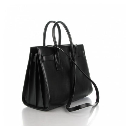 Saint Laurent Calfskin Small Sac De Jour Black 3 of 7