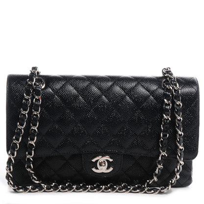 Chanel Caviar Quilted Medium Double Flap Black 1 of 7