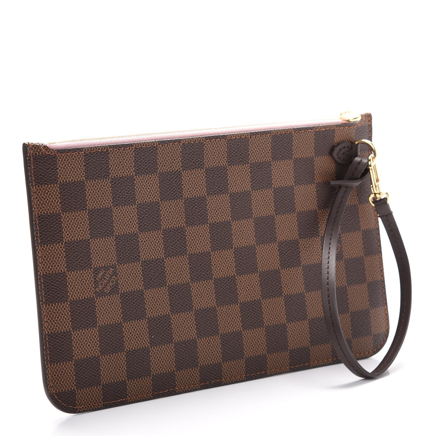 Damier Ebene Neverfull MM GM Pochette Rose Ballerine
