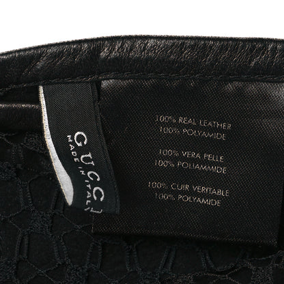 Gucci Nappa Mesh Gloves 8 Black 3 of 4